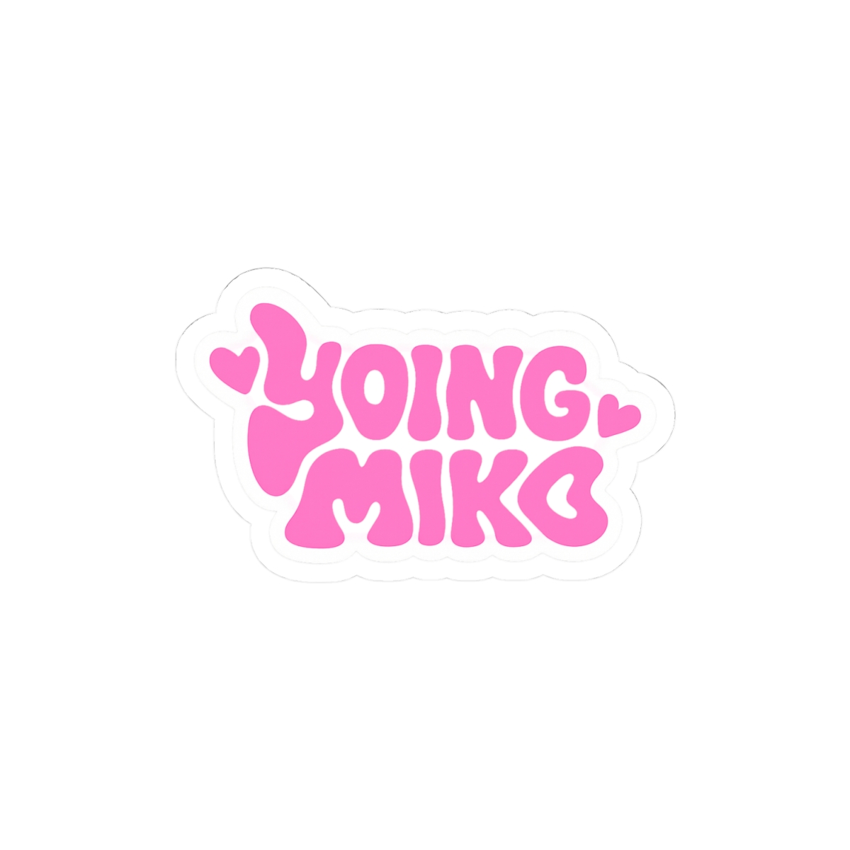 Young Miko Sticker | Bold Rap-Reggaeton Vinyl Decal - alternate angle 1, merchandise