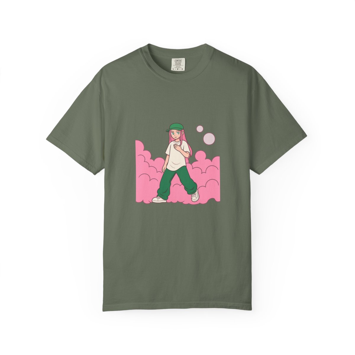 Young Miko Bold Oversized Text Reggaeton T-Shirt - alternate angle 5, merchandise