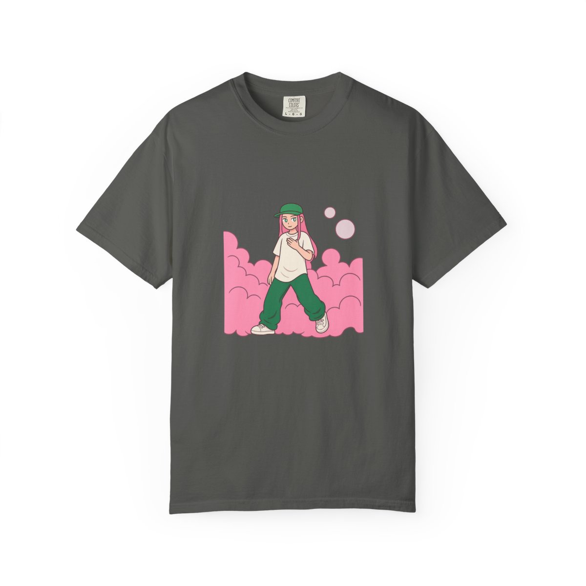 Young Miko Bold Oversized Text Reggaeton T-Shirt - alternate angle 3, merchandise