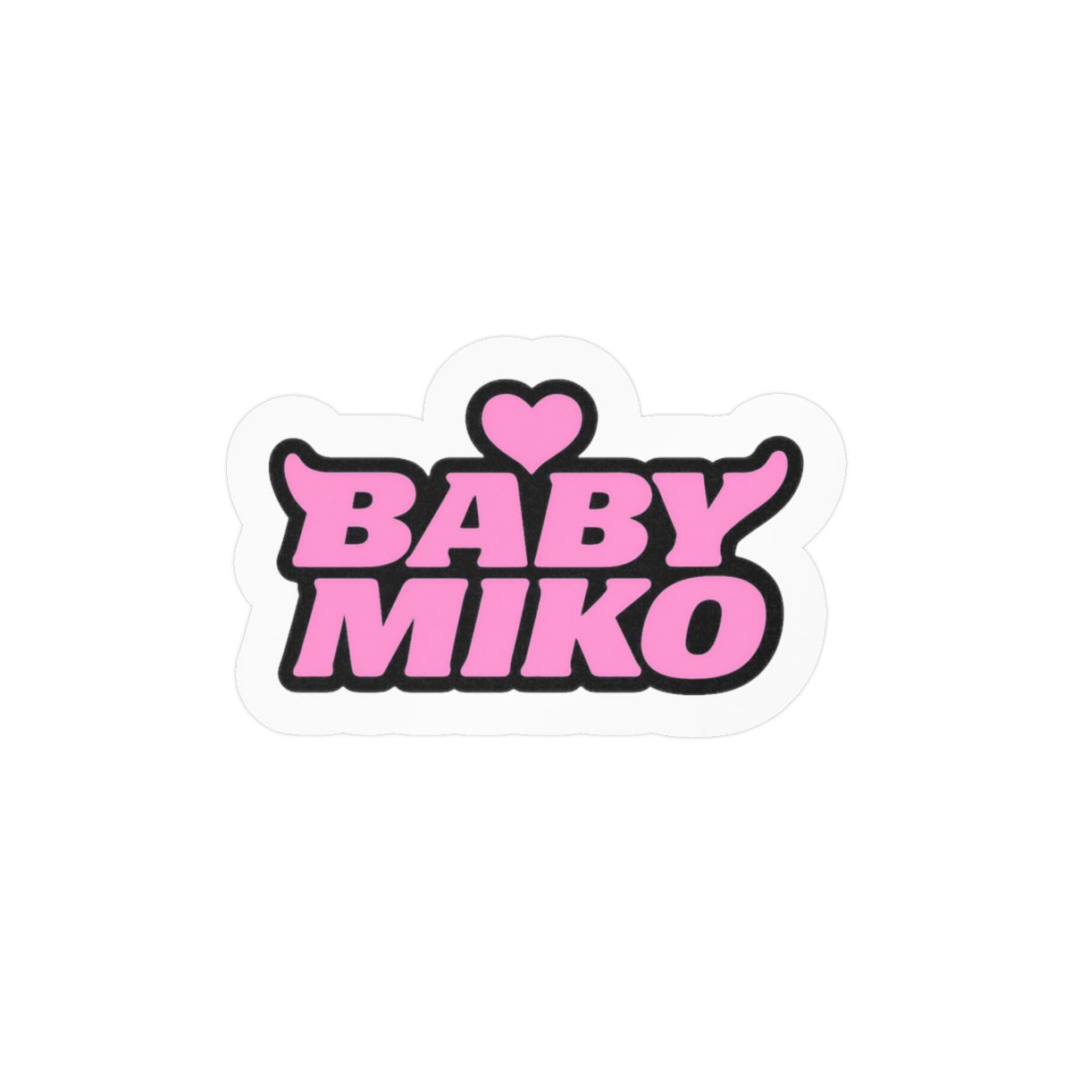 Kawaii Baby Miko Sticker | Adorable Chibi Vinyl Decal