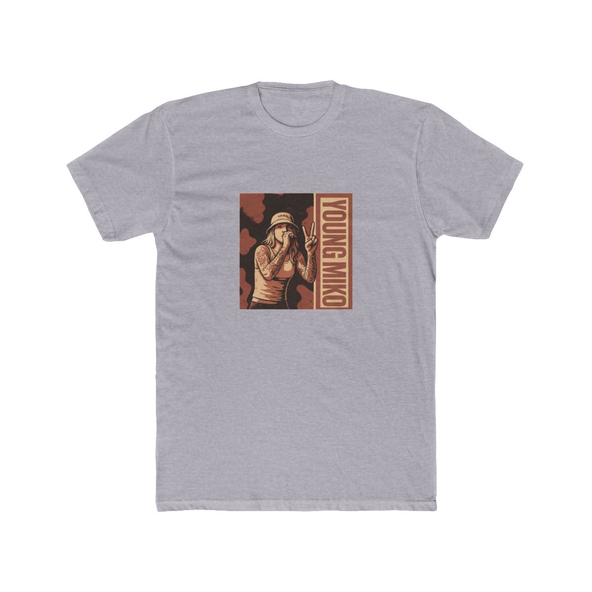 young miko // Brown Vintage T Shirt - alternate angle 5, merchandise