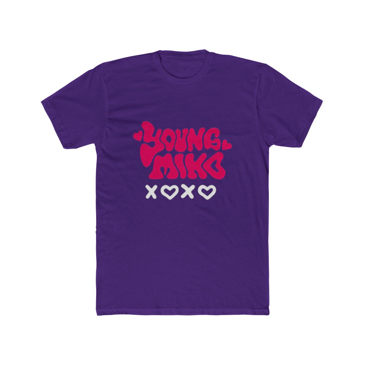 Young Mike Bold Pink Hearts Playful T Shirt - Youthful Casual Vibe - Official T-Shirts merchandise