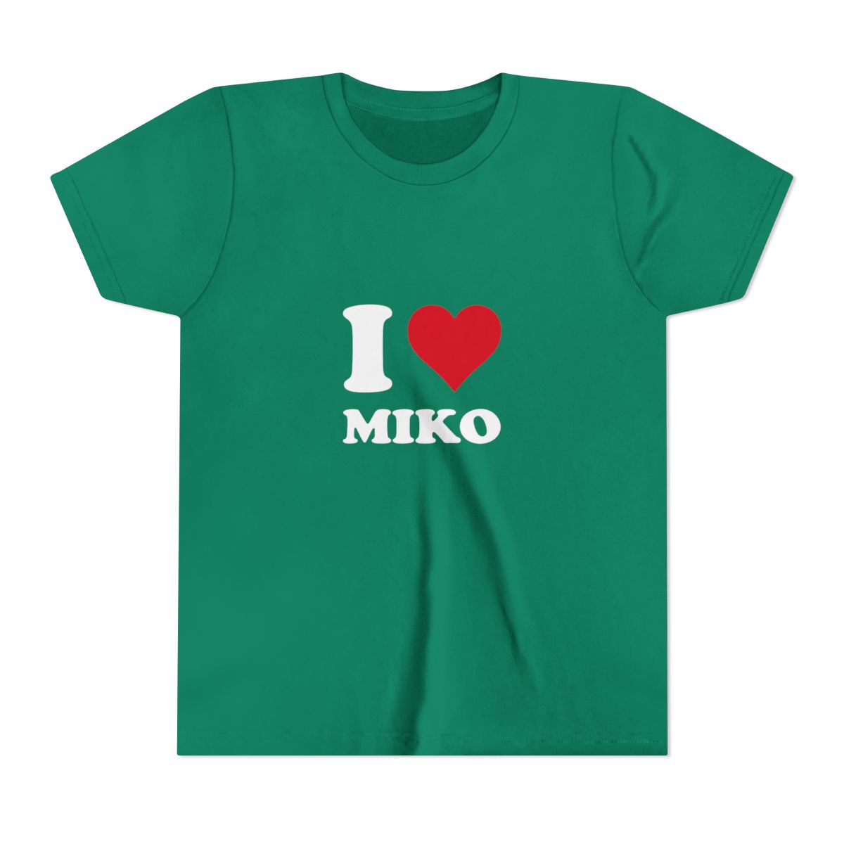 I Heart Miko Love Stories Graphic Kids T Shirt - Bold Pet Fan Gift