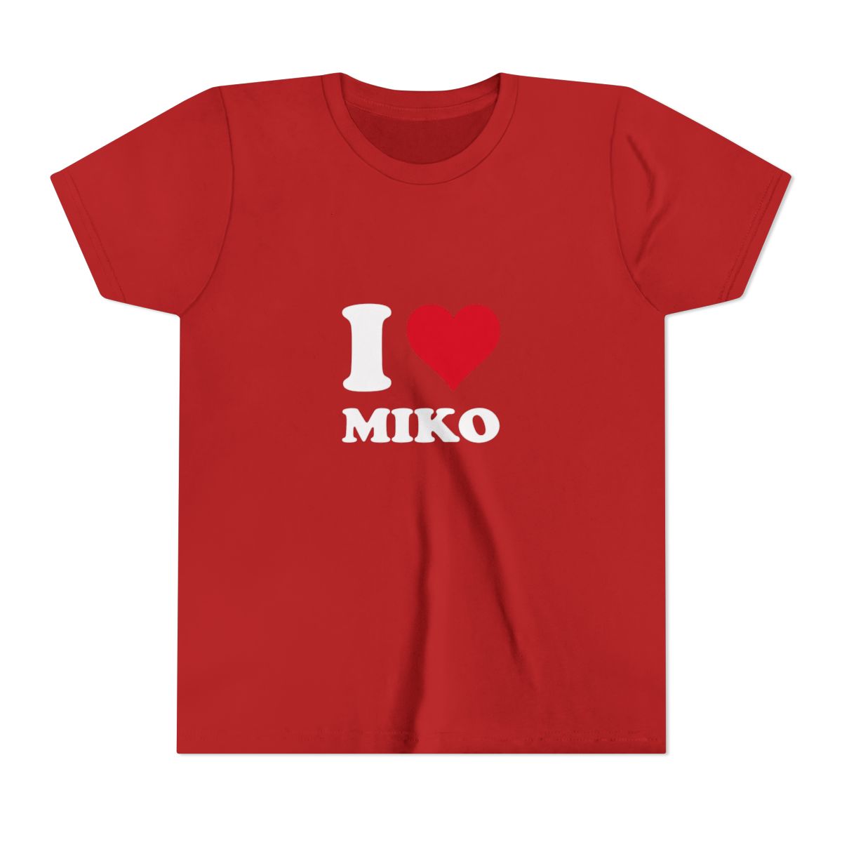 I Heart Miko Love Stories Graphic Kids T Shirt - Bold Pet Fan Gift - alternate angle 5, merchandise