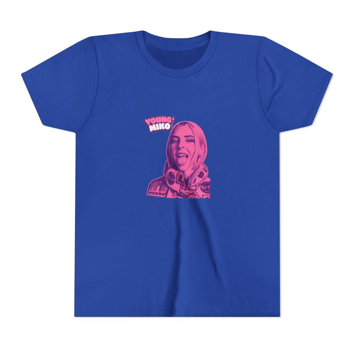 Kawaii Baby Miko Pink Shrine Maiden Kids T Shirt - Adorable Anime Fan Gift - alternate angle 5, merchandise