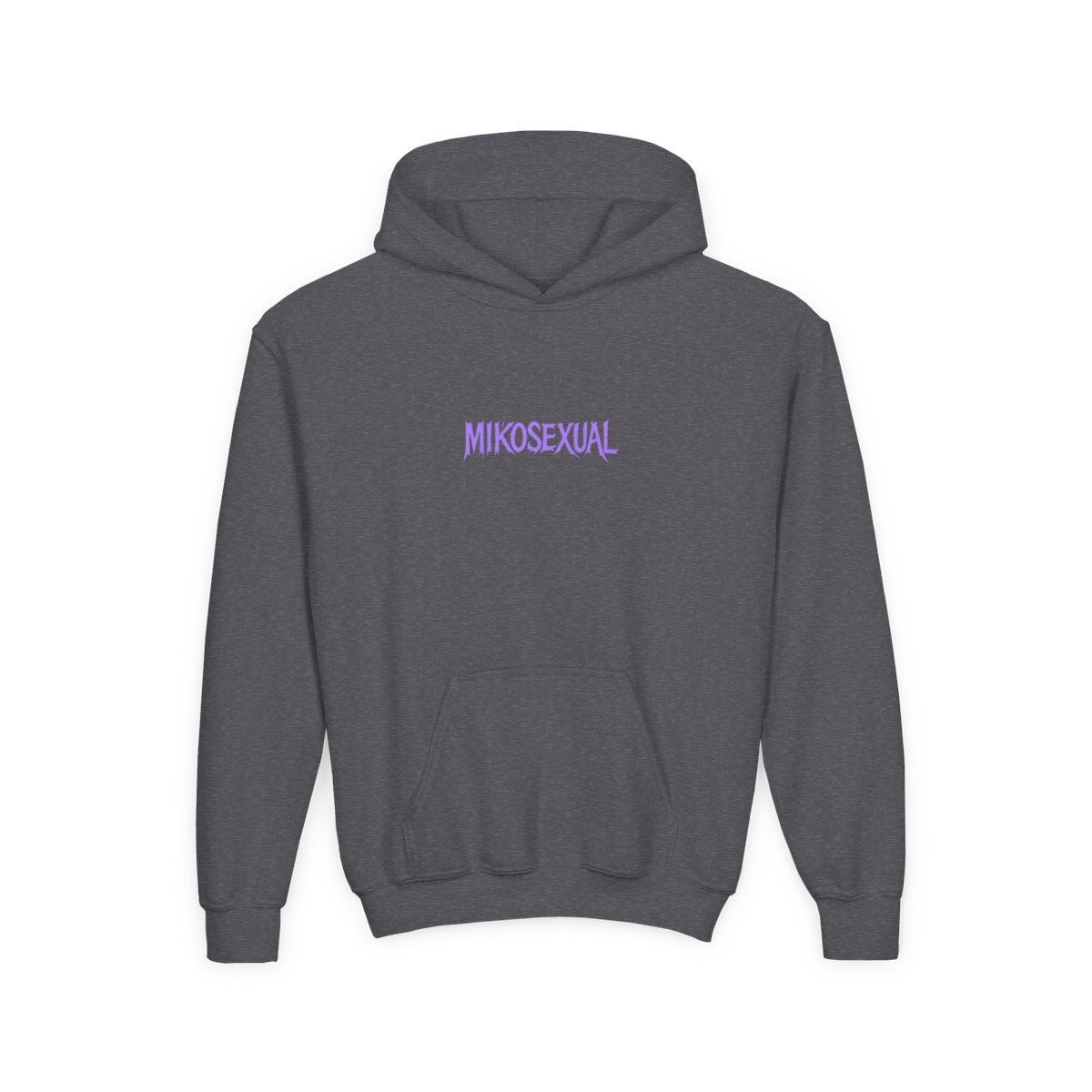 Mikosexual Purple White Graphic Kids Hoodie