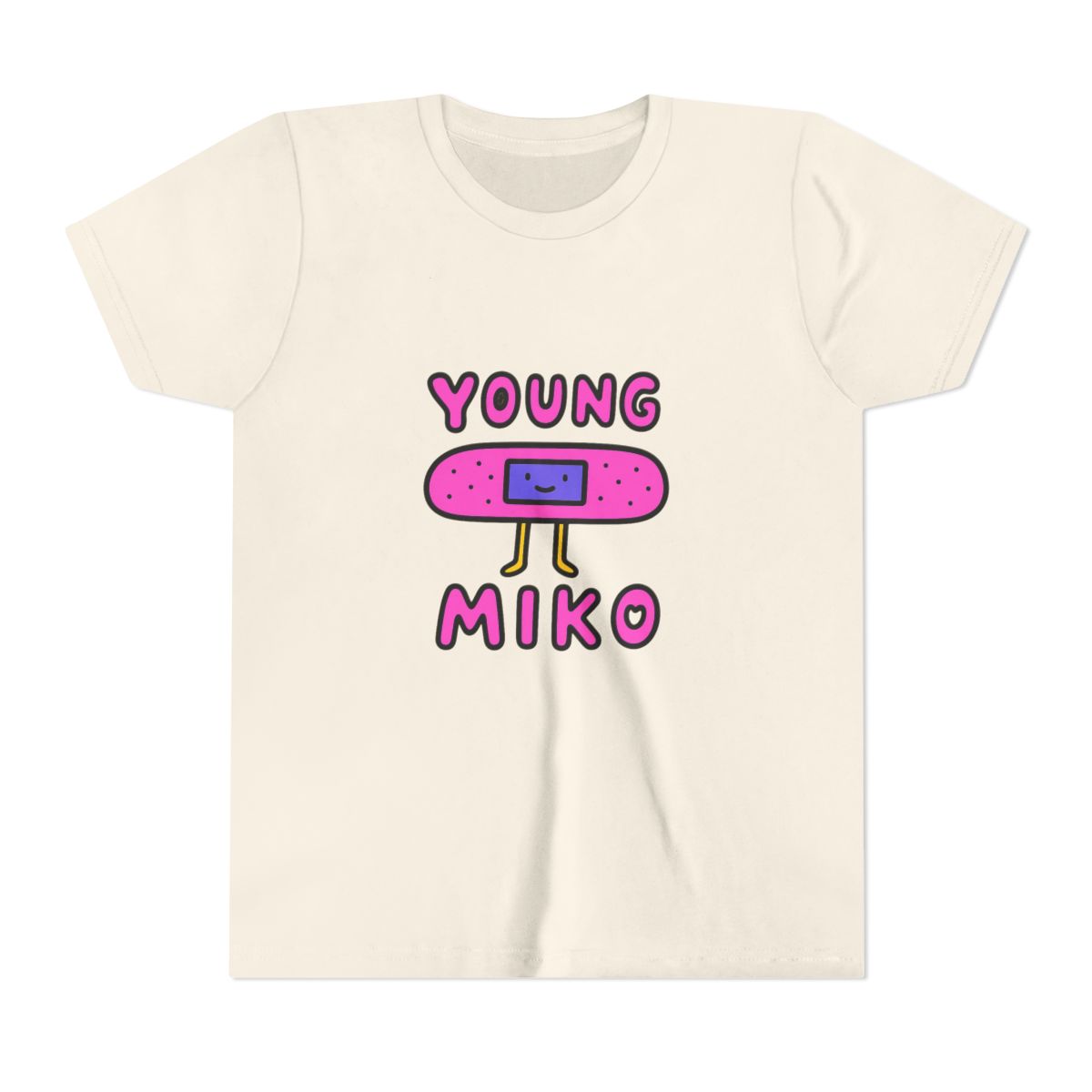 Young Miko Band-Aid Fierce Rap Kids T-Shirt - alternate angle 2, merchandise