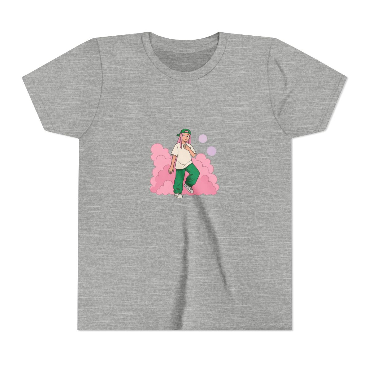 Young Miko Bold Oversized Text Reggaeton Kids T-Shirt - alternate angle 4, merchandise