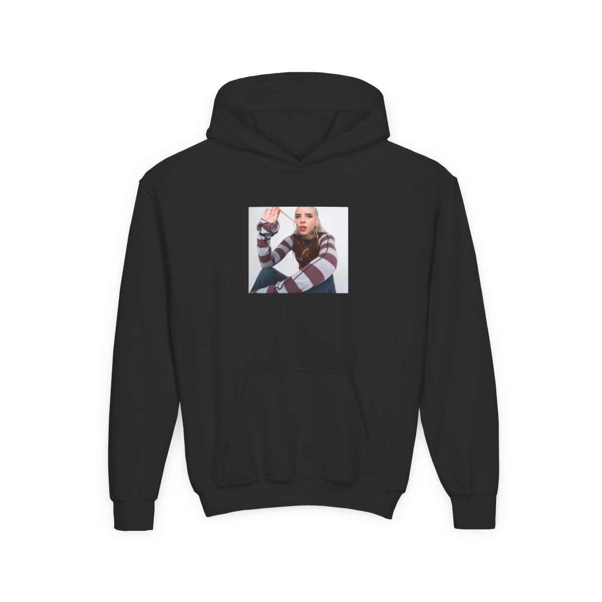 Young Miko Kids Hoodie - alternate angle 2, merchandise