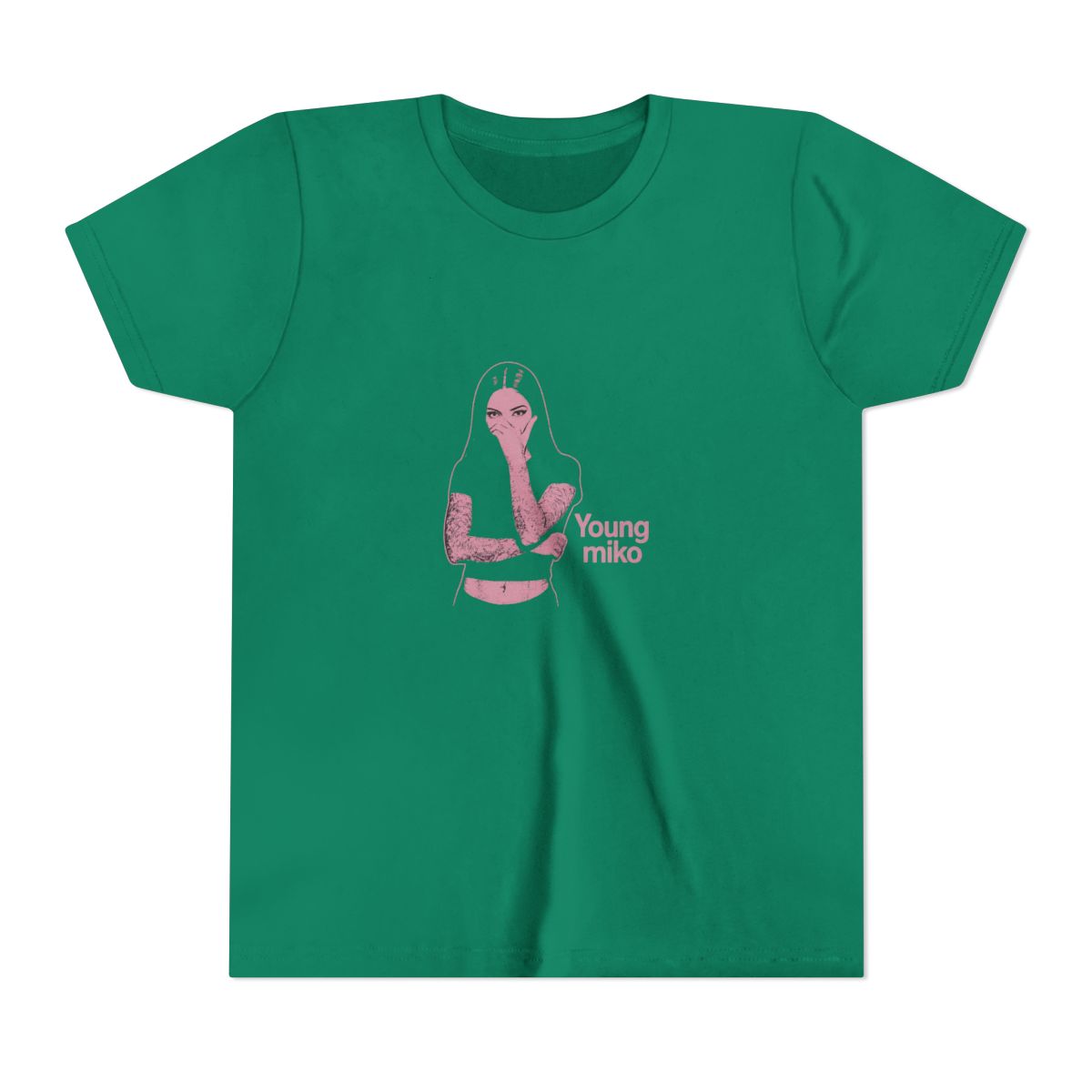 Young Miko Rapper Bold Graphic Kids T-Shirt - alternate angle 4, merchandise