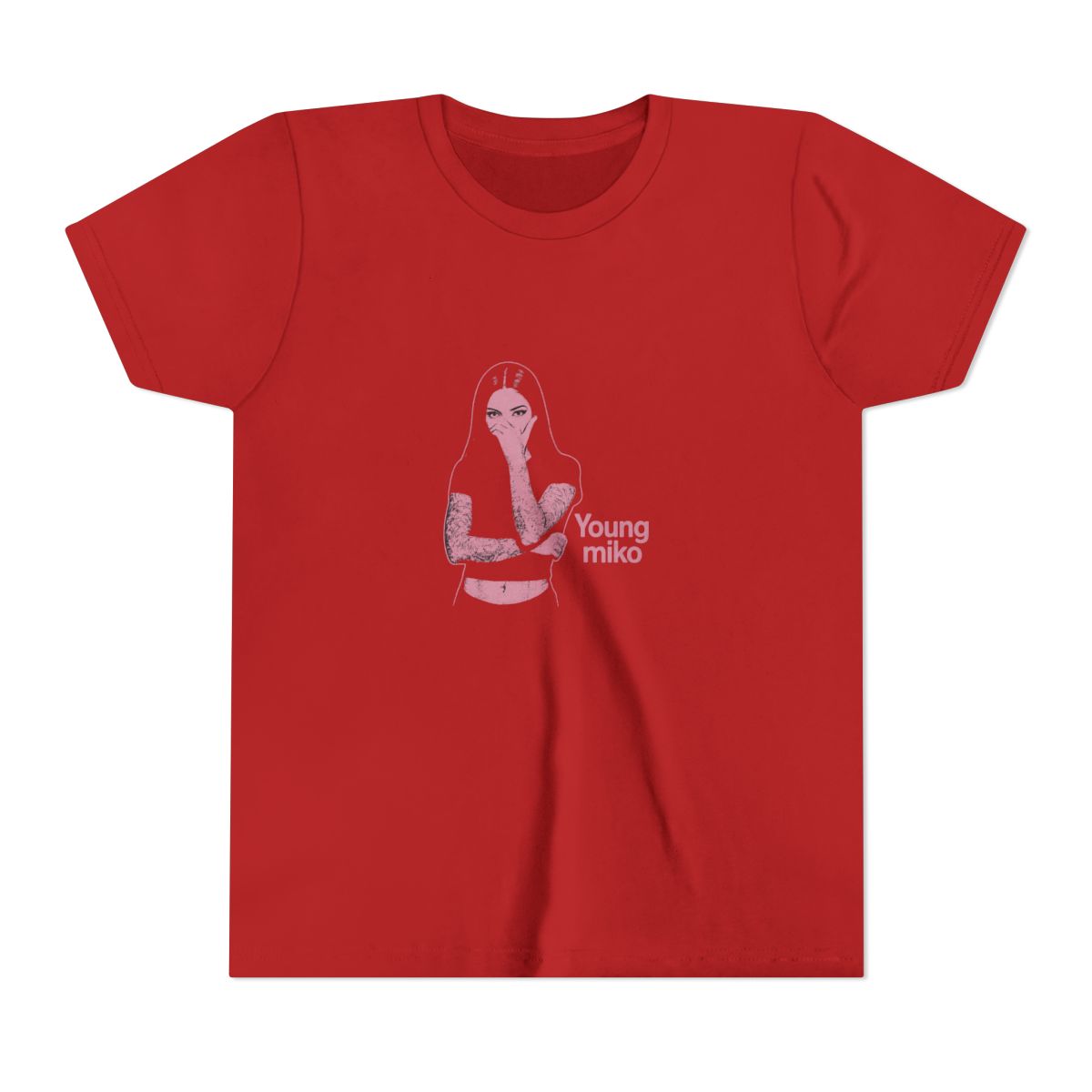 Young Miko Rapper Bold Graphic Kids T-Shirt - alternate angle 2, merchandise