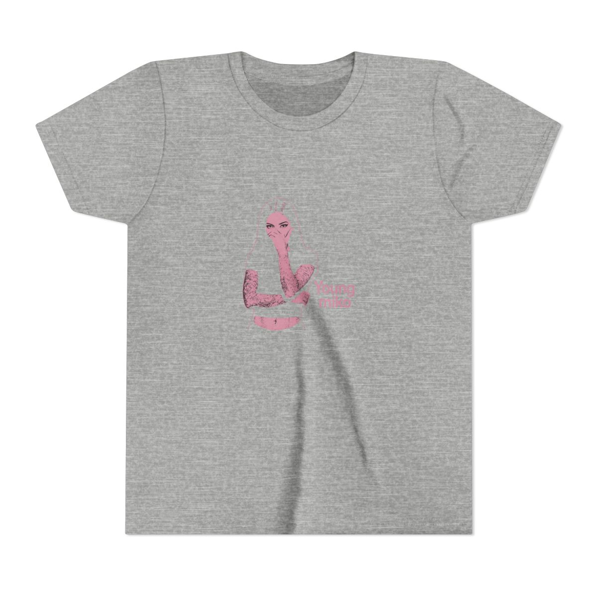 Young Miko Rapper Bold Graphic Kids T-Shirt - alternate angle 5, merchandise